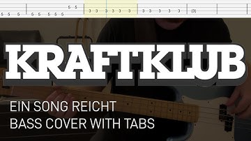 Thumbnail of Kraftklub - Ein Song Reicht (Bass Cover with Tabs)