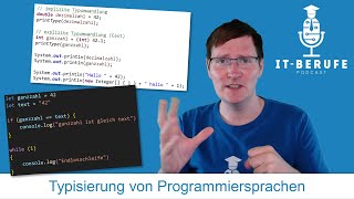 Typisierung von Programmiersprachen (AP2 Fachinformatiker Anwendungsentwicklung)