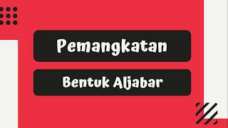 🔴️ Tutorial Matematika #35 | Pemangkatan Bentuk Aljabar (Segitiga Pascal) 🔴️