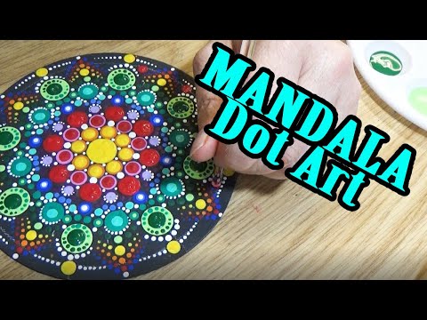 Trying Mandala Dot ART fir the first time
