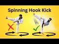 Master the Taekwondo Spinning Hook Kick
