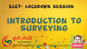 INTRODUCTION TO SURVEYING PART-1 | ECET | DIPLOMA | CIVIL Engg | LINEAR & ANGULAR MEASUREMENTS |
