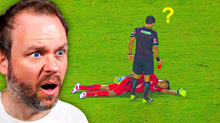 De gekste rode kaarten in het voetbal