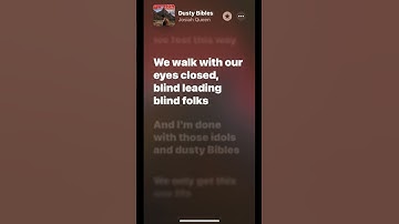 Thumbnail of •dusty bibles~ josiah queen• #music #singersongwriter #musiclyrics