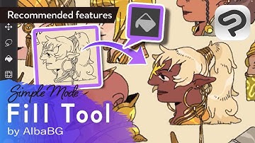 Master the Fill tool in Simple Mode with AlbaBG | Clip Studio Paint Recommended Feature