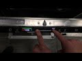 Dishwasher  how to deactivate automatic door opener  electrolux aeg zanussi