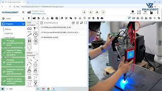 How to use smart tool to edit program for laser welding machine? 