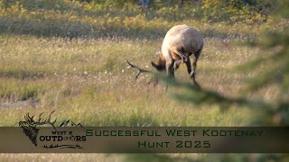Successful 2025 West Kootenay Elk Hunt | Legal 6-Point Bull Harvested in BC Wilderness #elk#hunting