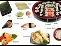 Sushi  types and names
