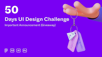50 Days UI Design Challenge Plus giveaway (Important Announcement)