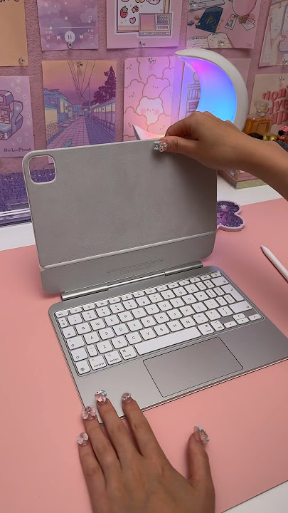 NEW magic keyboard unboxing 🎀✨ apple iPad Pro 2024 | digital note taking | study notes