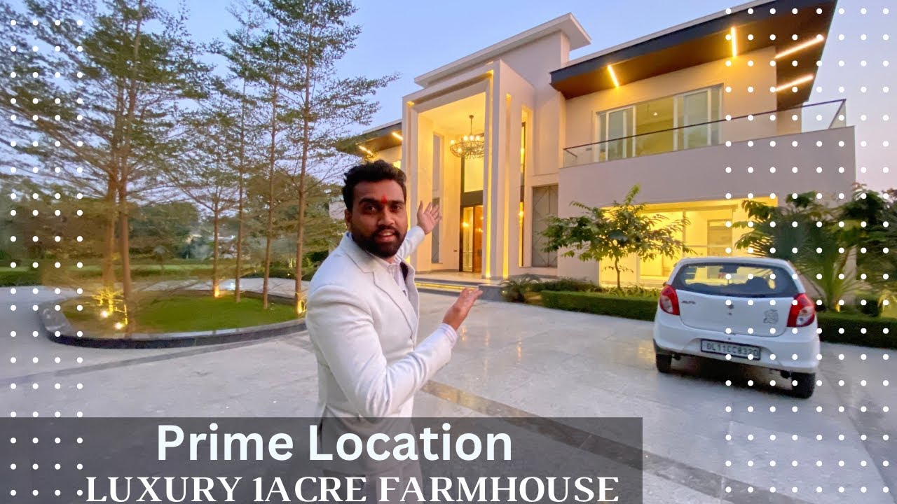 South Delhi’s Finest 5-Star Luxury Farmhouse | 1 Acre in Chattarpur with Gated Security & Registry