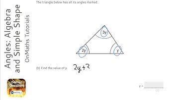 Angles: Algebra and Simple Shape (Grade 3) - OnMaths GCSE Maths Revision