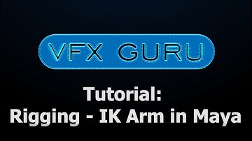 Tutorial | Rigging IK Arm in Maya