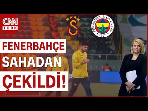 Fenerbahçe Sahadan Çekildi! Galatasaray - Fenerbahçe Süper Kupa Maçı Tamamlanamadı...