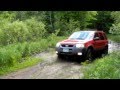 Ford Escape Through Logging Road Mud