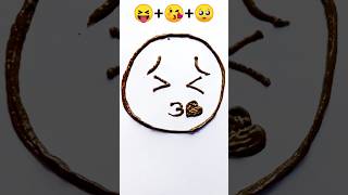 ?+?+?|Emoji Mix Drawing|Satisfying Creative Artshortshortsshortsfeedviraltiktoktrending