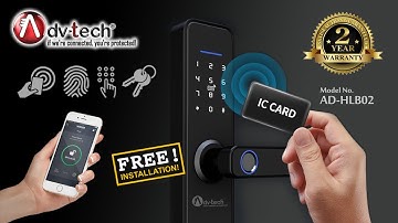 Advtech Smart Door Lock AD HLB02 whatsapp on 9654689898