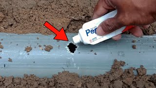 Plumbers Amazing Clever Idea To Fix A Leaky Water Pipe Using Toothpaste