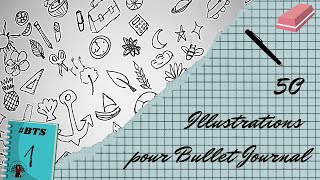 50 Illustrations pour Bullet Journal | Back To School 50 Illustrations pour Bullet Journal | Back To School