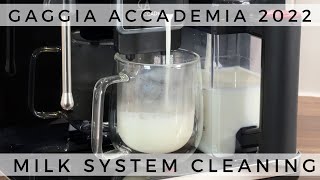 Gaggia Accademia 2022 - How To Clean The Milk Carafe System