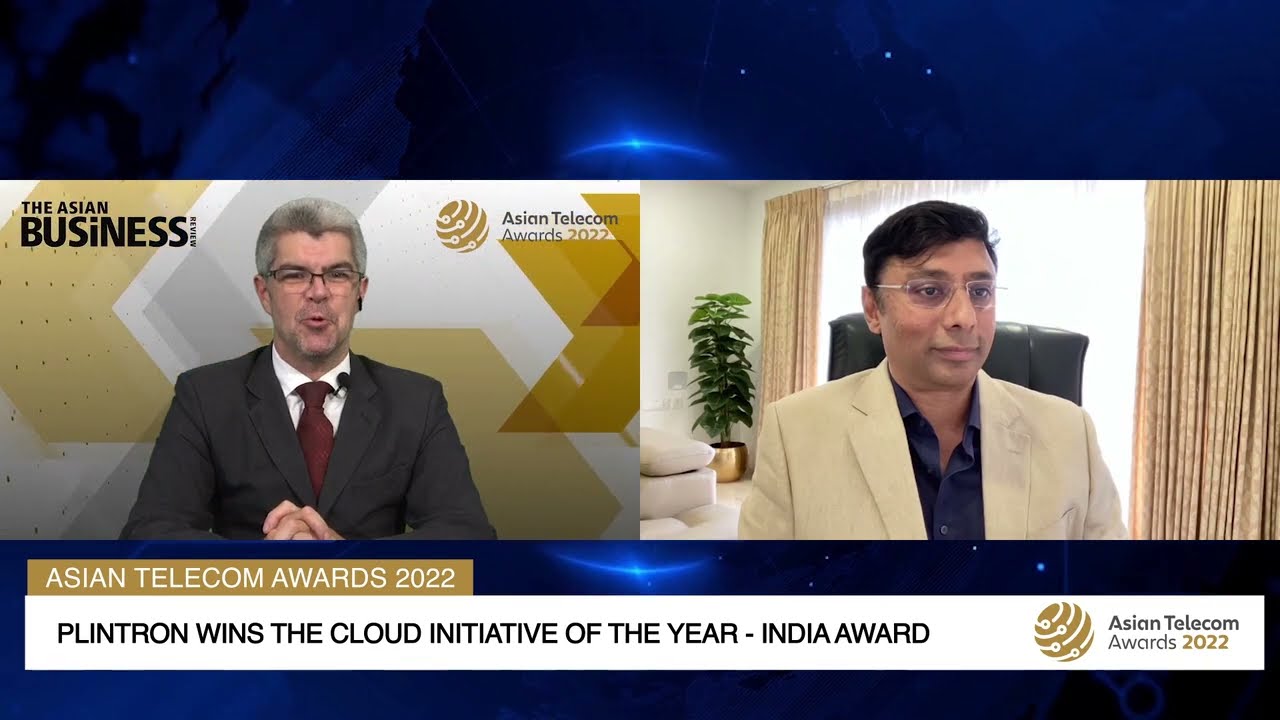 Plintron wins the Cloud Initiative of the Year award at the Asian Telecom Awards 2022 in Mar 2022