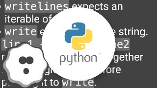 write() versus writelines() and concatenated strings