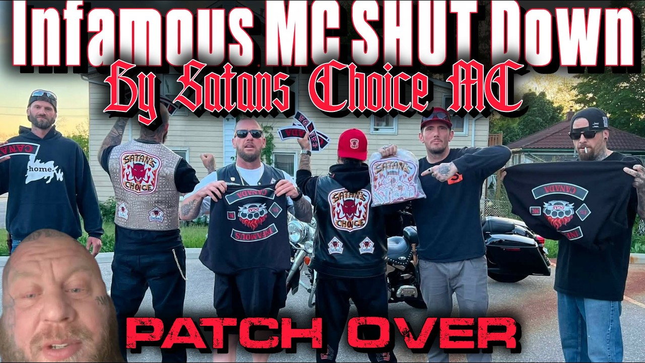 Bishops Infamous MC Gets Shut Down in Ontario by Satans Choice MC 😲😲 ...