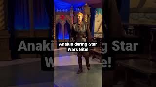 Anakin’s surprise appearance at Star Wars Nite! // Disneyland
