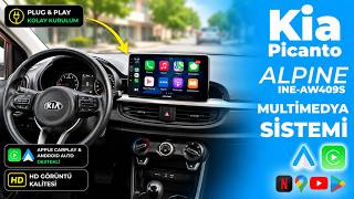 Kia Picanto 2021–2023 | CarPlay &amp; Android Auto Destekli Alpine 409S Multimedya Montajı(22-1398)