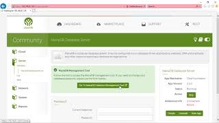 Konfigurasi Database Server pada Clear OS melalui VMWare