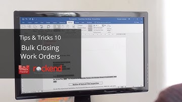STRATA Master Tips & Tricks 10 - Bulk Close Work Orders