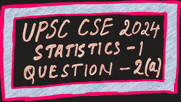 UPSC CSE Mains 2024 Paper-1 - 2(a) Solution| Conditional Expectation & Variance | RitwikMath