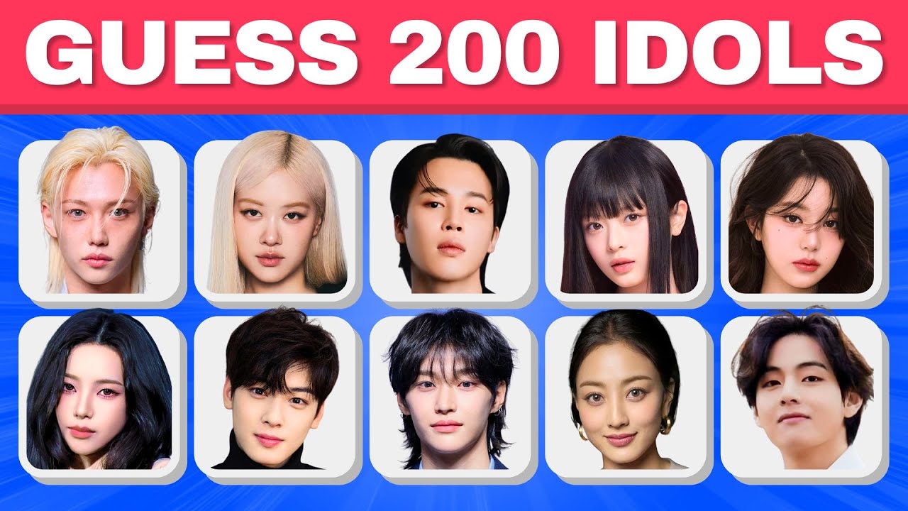 GUESS 200 KPOP IDOLS IN 3 SECONDS 🤔 | MOST POPULAR IDOLS  | KPOP GAME 2025
