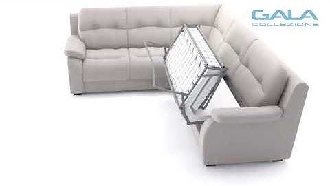 How to open the sofa bed - BELGIAN (Gala Collezione)
