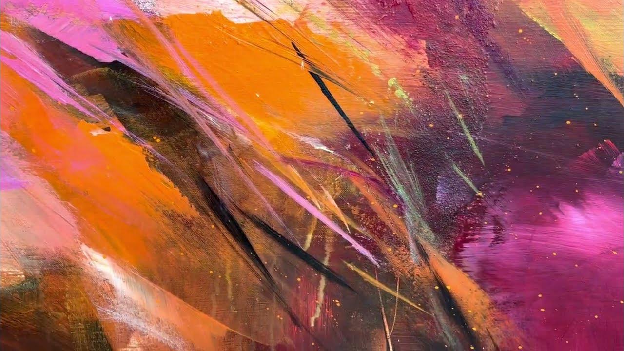 "Summer Afternoon" Abstract Art/Acrylic painting/Abstract Painting