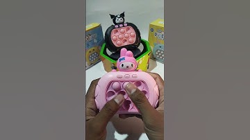 Playing push game melody, pop it elektrik, push game challenge, asmr, #popit #toys