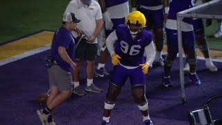 Dominick McKinley drawing praise as LSU opens fall camp