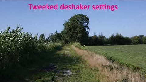 Testing software video stabilization in videopad