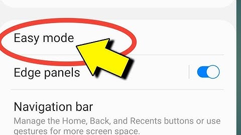 Samsung Easy Mode Off | Fix Large App Size Problems Samsung A50 / F62 / F41