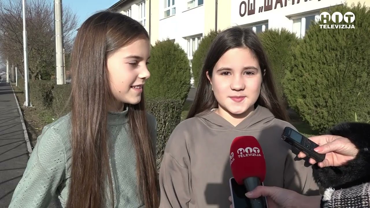 Samac - Ucenici osnovne skole poceli sadnju stabala - Hit Televizija Brcko