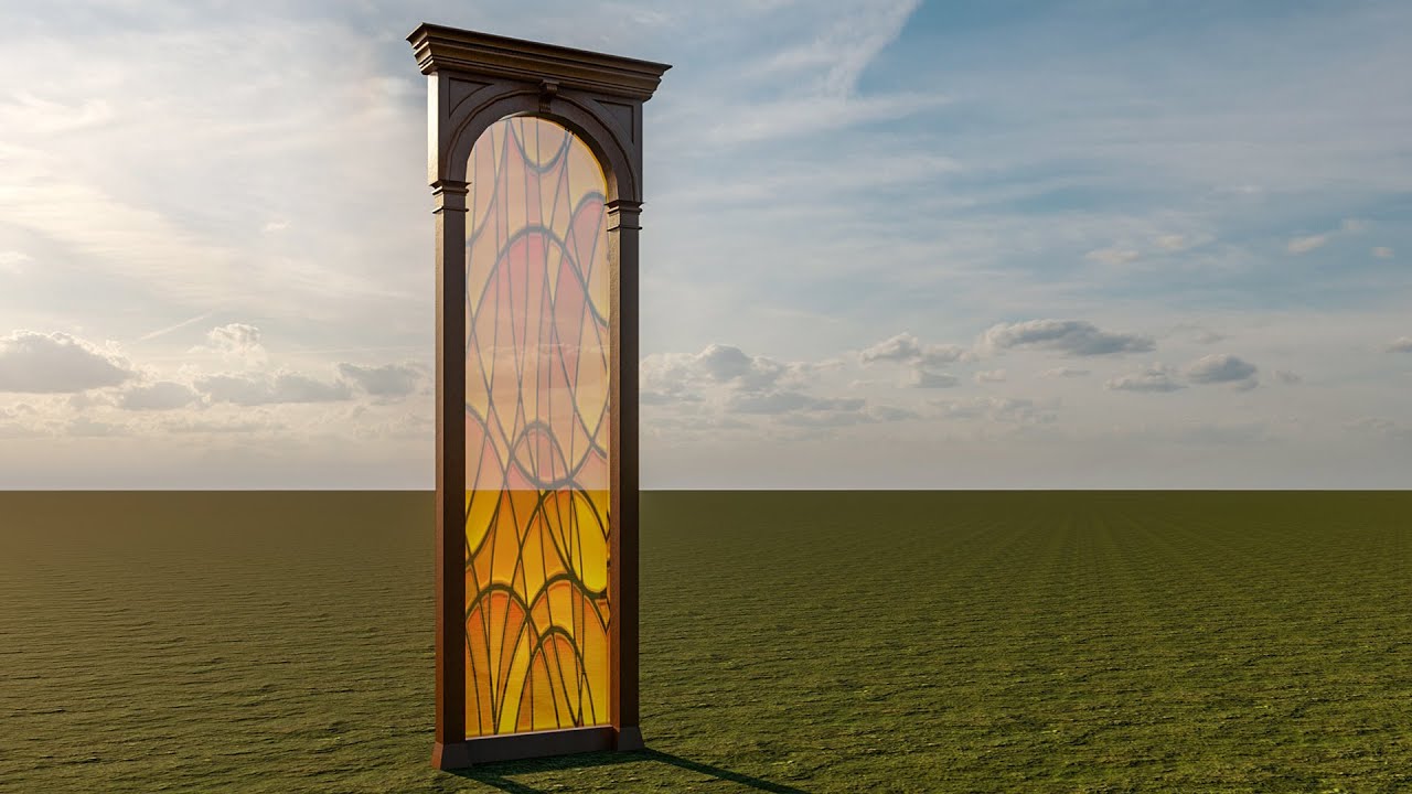 How to make glass painting material for Lumion Part 1 YouTube