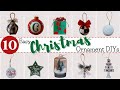 🎄❄ 10 EASY CHRISTMAS ORNAMENTS | DOLLAR TREE CHRISTMAS ORNAMENTS | KIRKLANDS DUPES | MACKENZIE CHILD