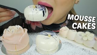 MOUSSE CAKES *Spring mini mousse cakes NO Talking | N.E Let's Eat