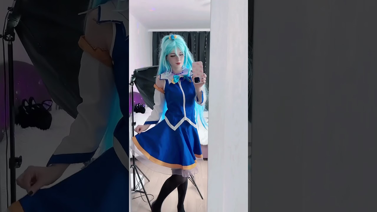 Aqua 💙 Cosplay #animecosplay #cosplay #cosplayer #anime #cosplaygirl #konosuba