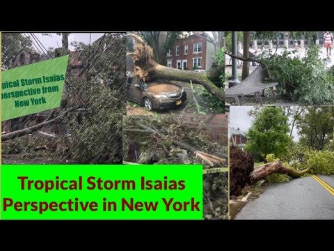 Tropical Storm Isaias Perspective in New York on August 4th, 2020 - YouTube