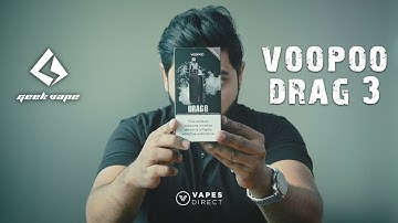 Voopoo Drag 3 unboxing/review (smoke test)