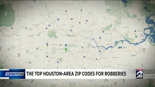 The top Houston area zip codes for robberies Profile