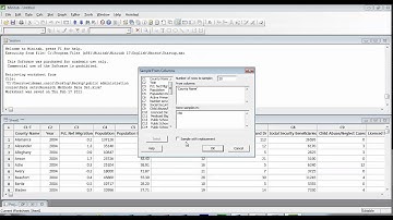 PUP3043 Minitab random samples