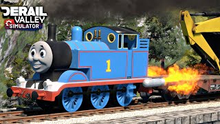 ROCKET POWERED Thomas The Tank Engine CRASH! | Derail Valley Crash Compilation